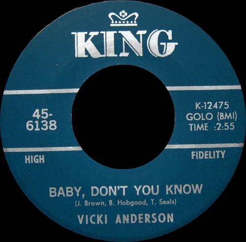 1967 Vicki Anderson : Single SP King Records 45-6138 [ US ]
