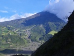 Coulée de lave sur le Tungurahua