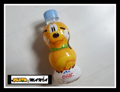 Petite bouteille eau Evian Pluto