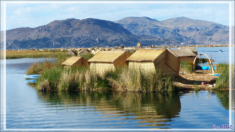 Regards parfois indiscrets sur des îles flottantes -  Iles Uros - Lac Titicaca - Pérou