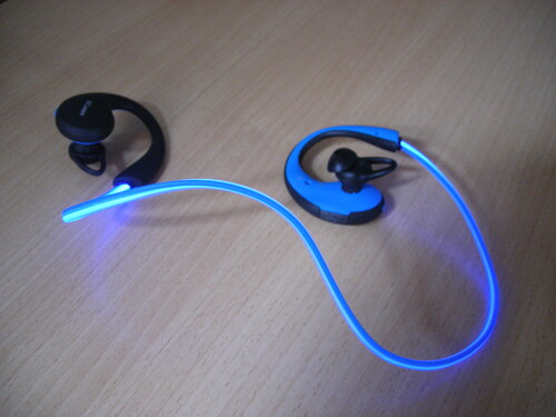 Ecandy Casque Bluetooth avec Led incandescent