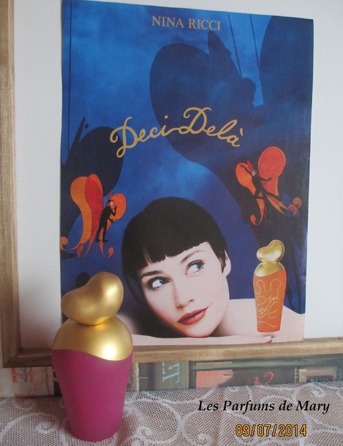 Parfum et Affiche "DECI DELA" de Nina RICCI......