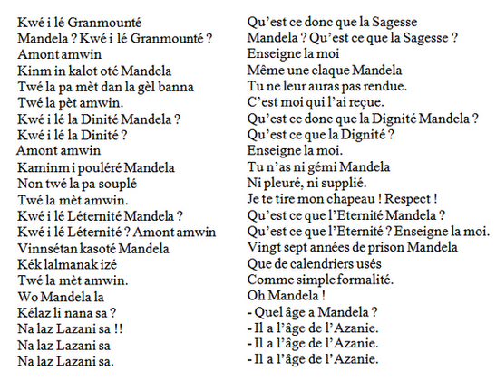 Paroles-Mandela-Waro