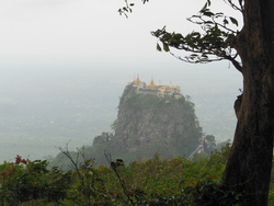 Birmanie 2015, jour 13,Bagan Mont Popa(2)