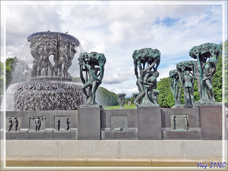 Parc de sculptures Gustav Vigeland (Installation Vigeland) - Oslo - Norvège