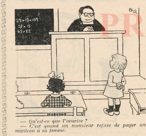 Du droit des écoliers à la paresse 19/19 (Dessins 1940 et s.)