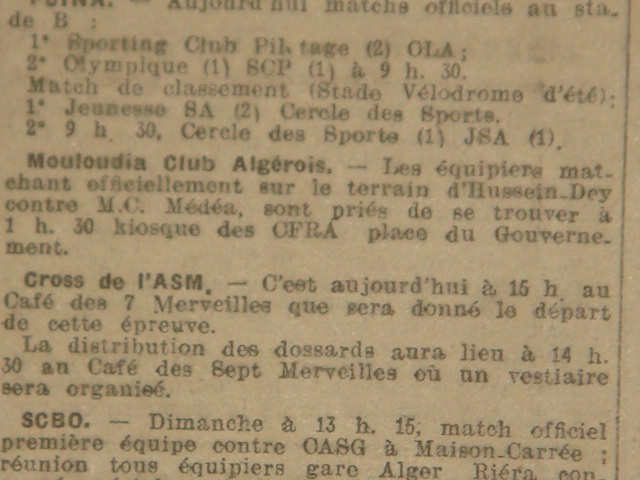 25.11.1923 retour MC Médéa-MCA