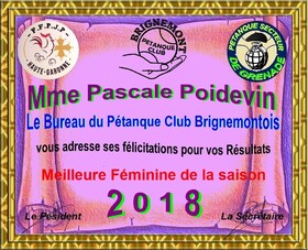 Historique du Pétanque Club Brignemontois.