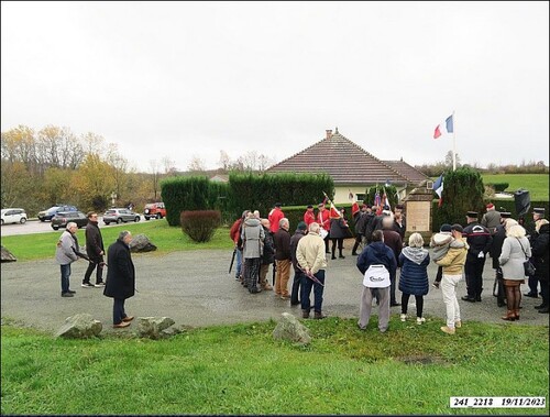 *  Commémoration "79ème anniversaire de la Libération" ce 19 novembre 2023 à Champagney.