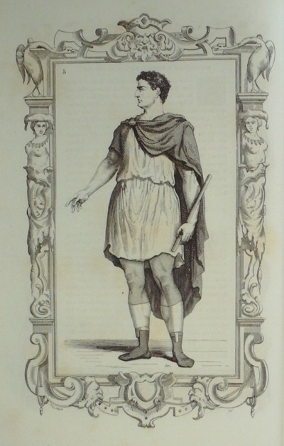 Tribun du peuple (gravure sur bois ou xylogravure par Gérard Séguin et E. F. Huyot, d’après une coupe de bois de Césare Vecellio