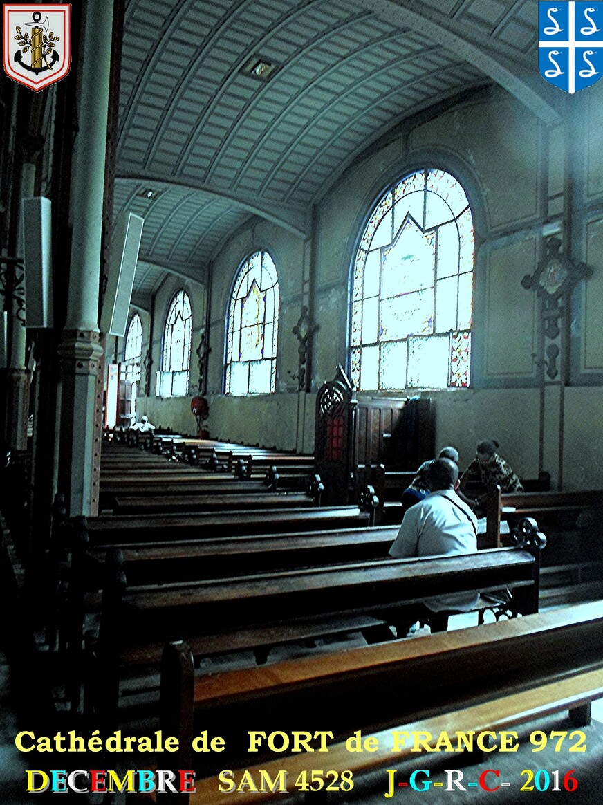 EGLISE DE MARTINIQUE:  Cathédrale de FORT de FRANCE  1/5       D 16/05/2017