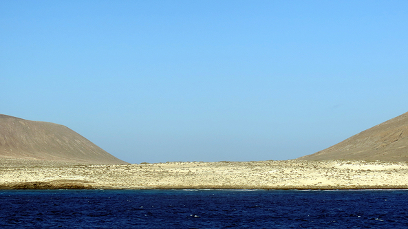 Lanzarote : La Graciosa - le départ