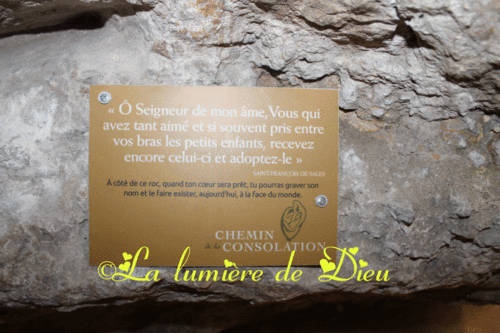 Grotte Sainte Marie-Madeleine, le chemin de consolation