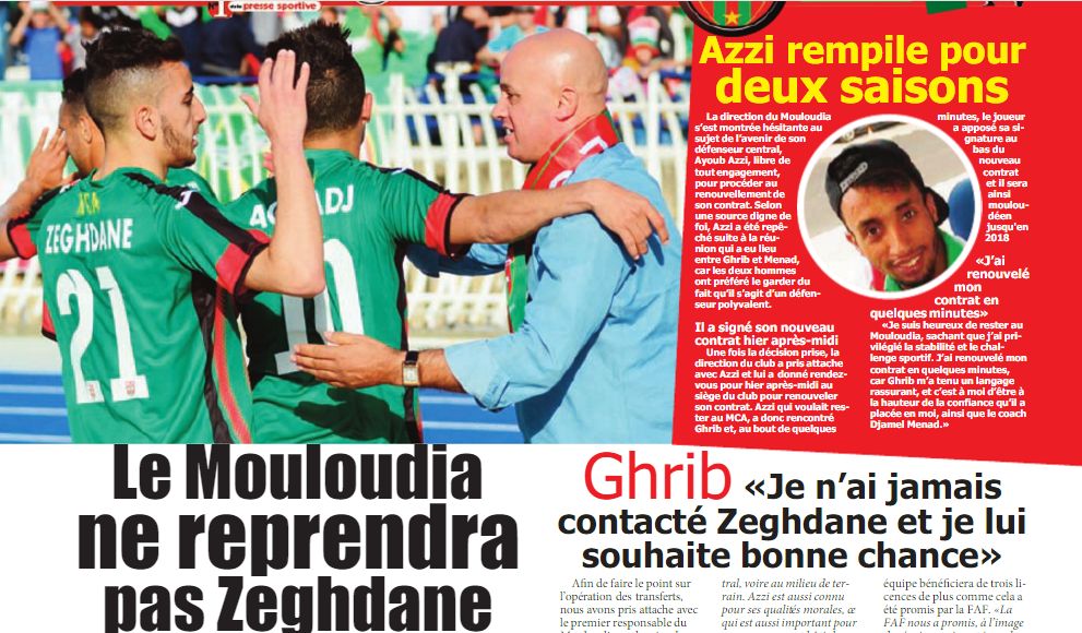 ZEGHDANE libérée