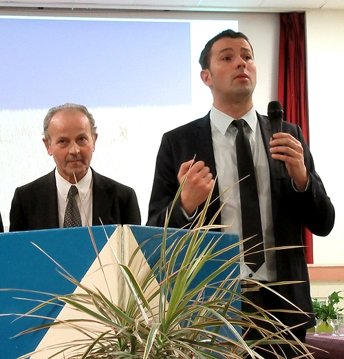 Les voeux de Francis Castella, Maire de Sainte-Colombe sur Seine pour 2018