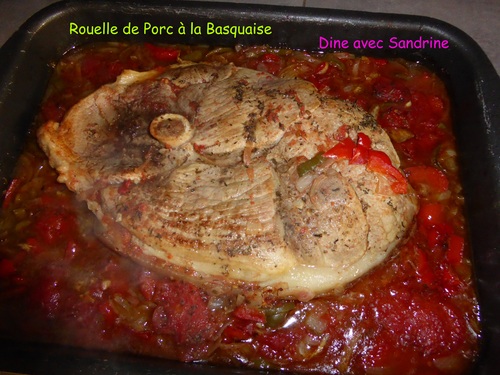 Une Rouelle de Porc à la Basquaise