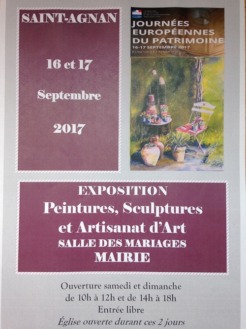 Exposition à Saint-Agnan 