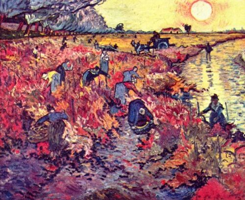 La Vigne Rouge Vincent Van Gogh