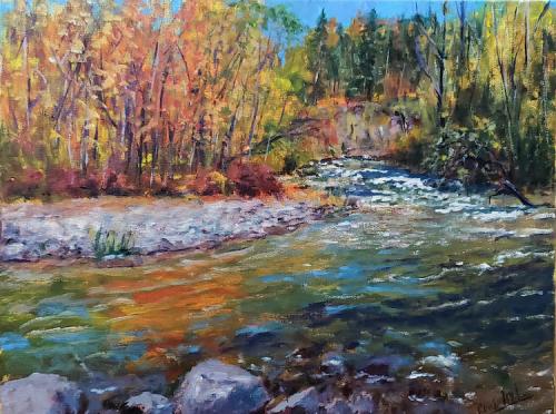 Dessin et peinture - vidéo 4141 : Comment peindre les couleurs de l'automne ? - acrylique, huile.