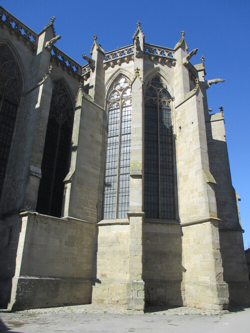 La basilique St-Nazaire dans la Cité de Carcassonne