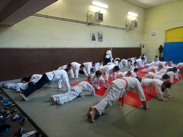 Les jeunes judokas du judo-Club Châtillonnais se sont entraînés...avec leurs parents !