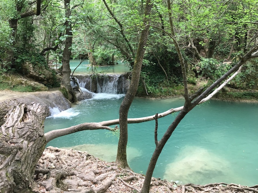 les jeunes dans le verdon - sillans la cascade 