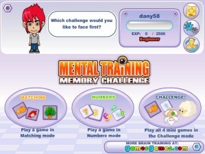Mental training 2 - Memory challenge