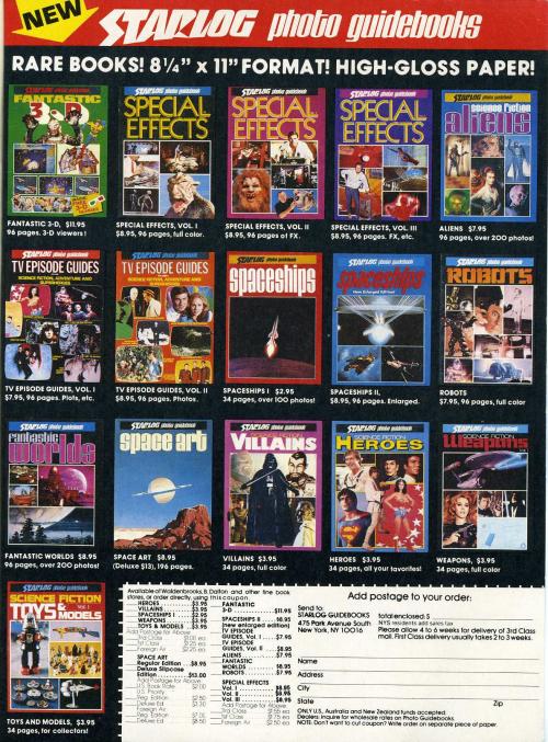 Les photobooks publiés par starlog