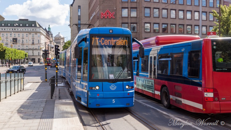 Suède : Tramway à Stockholm