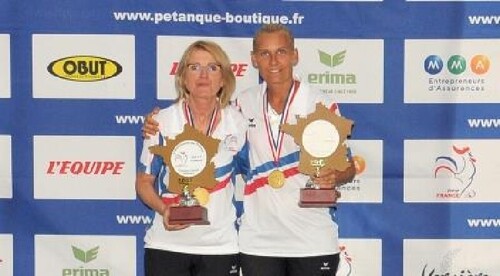 Championnats de France Doublette Féminin et le tête à tête Masculin.