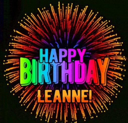 Joyeux anniversaire Léanne