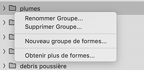 Les pinceaux et la gomme sur CC 2018