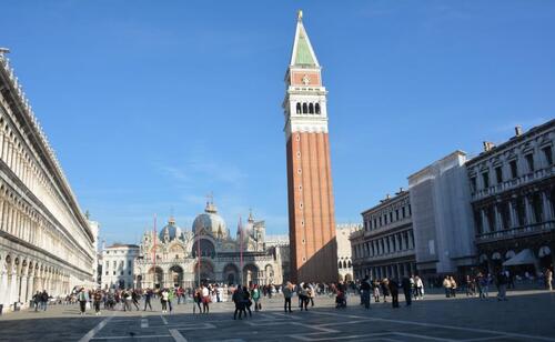 La place Saint-Marc à Venise