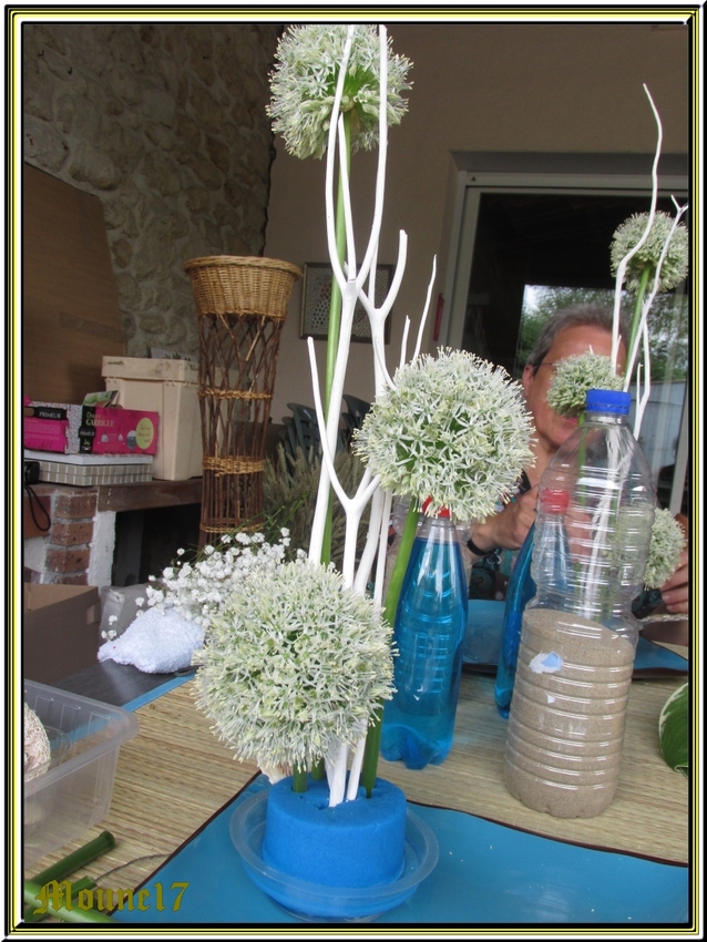 Atelier d'art floral de mai et juin 2015