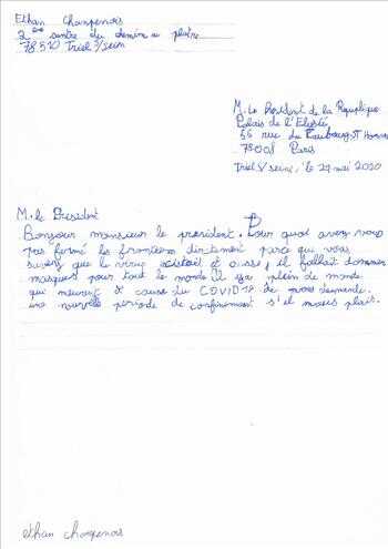 lettre au président
