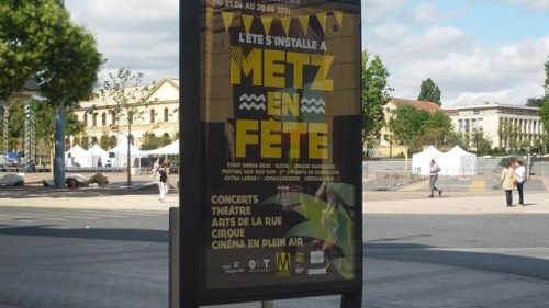Metz, ville de l'homo festivus festivus (3 juillet 2011)