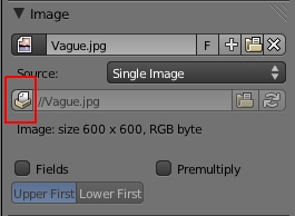 Le bouton à cliquer pour dépaqueter les textures