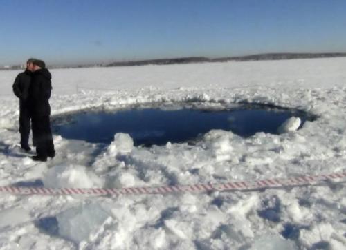 The meteor rain in Russia