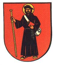 Saint Fridolin de Säckingen. Moine près de Bâle (7ème s.)