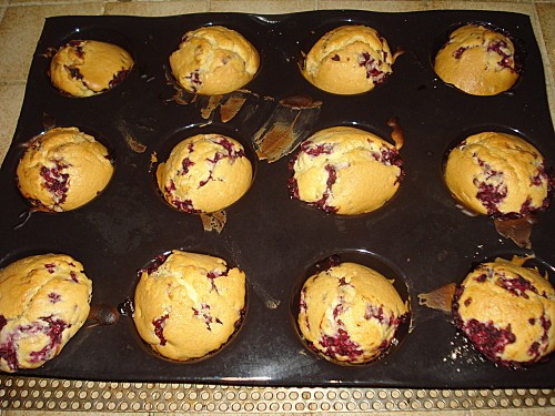 Muffins à la Framboise 5