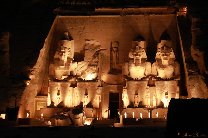 Le grand Temple d'Abou Simbel, Egypte