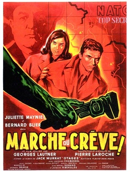 MARCHE OU CREVE BOX OFFICE FRANCE 1960 AFFICHE DE GUY GERARD NOEL