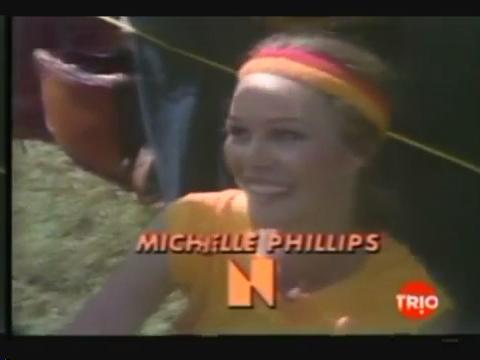 Michelle Phillips dans la corse d'obstacles.