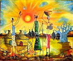 Babacar Touré, Artiste " Bambara " aux couleurs de l'Afrique