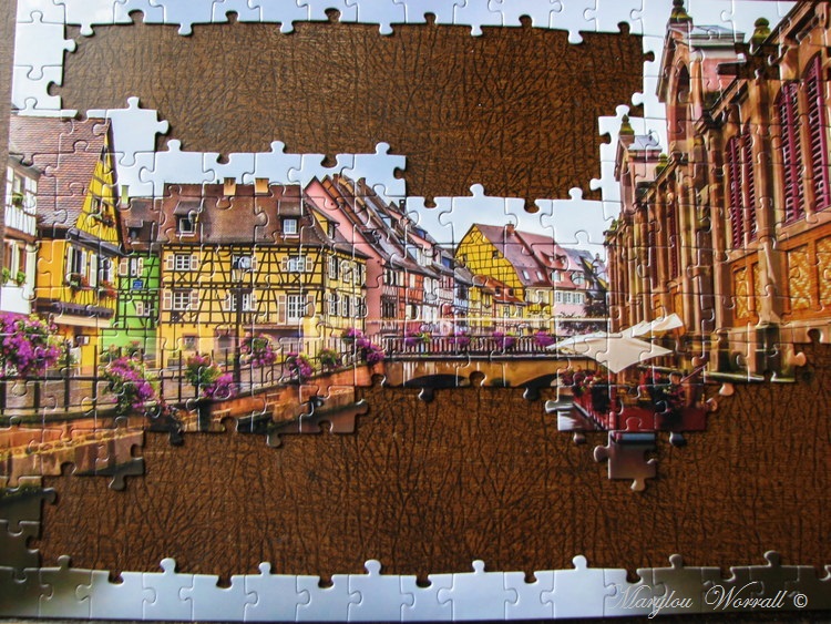 Puzzle : La Lauch quai de la poissonnerie à Colmar