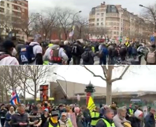 Acte LXV,, des gilets jaunes toujours présents au niveau national