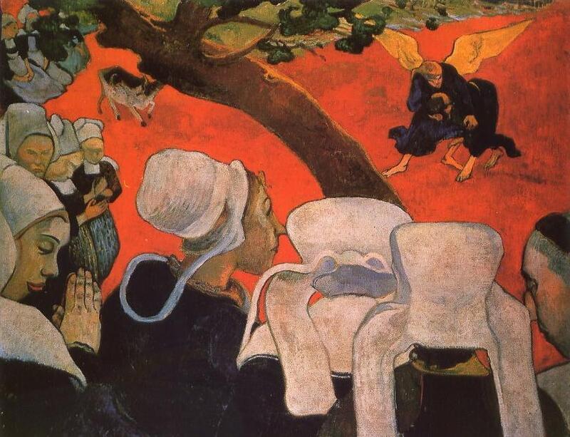 Pont-Aven 4 /  La fenaison ( Gauguin-1886)