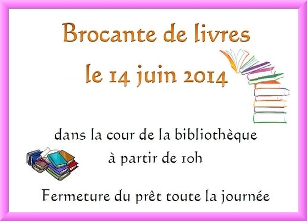 Brocante de livres à la Bibliothèque Municipale de Châtillon sur Seine