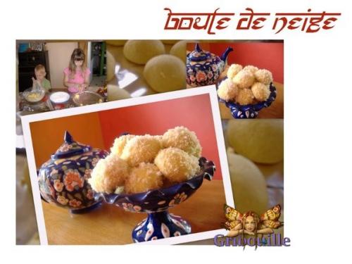 Boule de neige....recette marocainne...