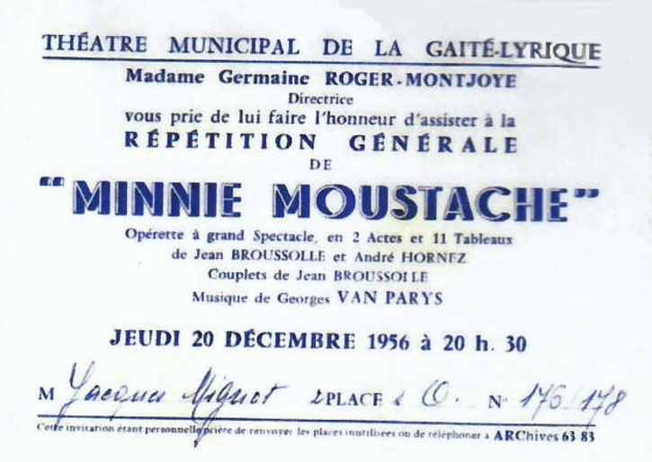 Germaine Roger-Montjoye... Des poules à Minnie Moustache